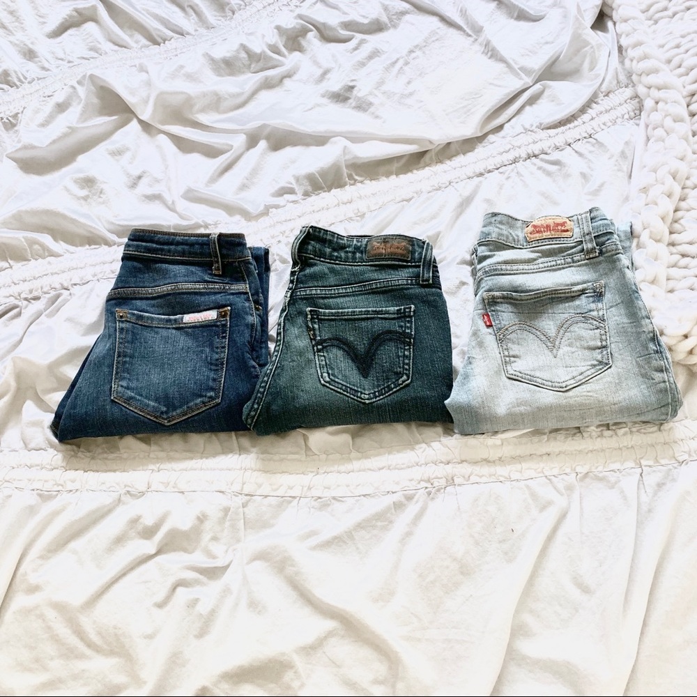 Levi’s Sass Bide Women’s Skinny Blue Jeans Lot 24”